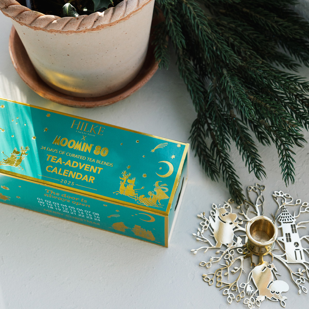 Hilke Hilke x Mumintroll adventskalender med te
