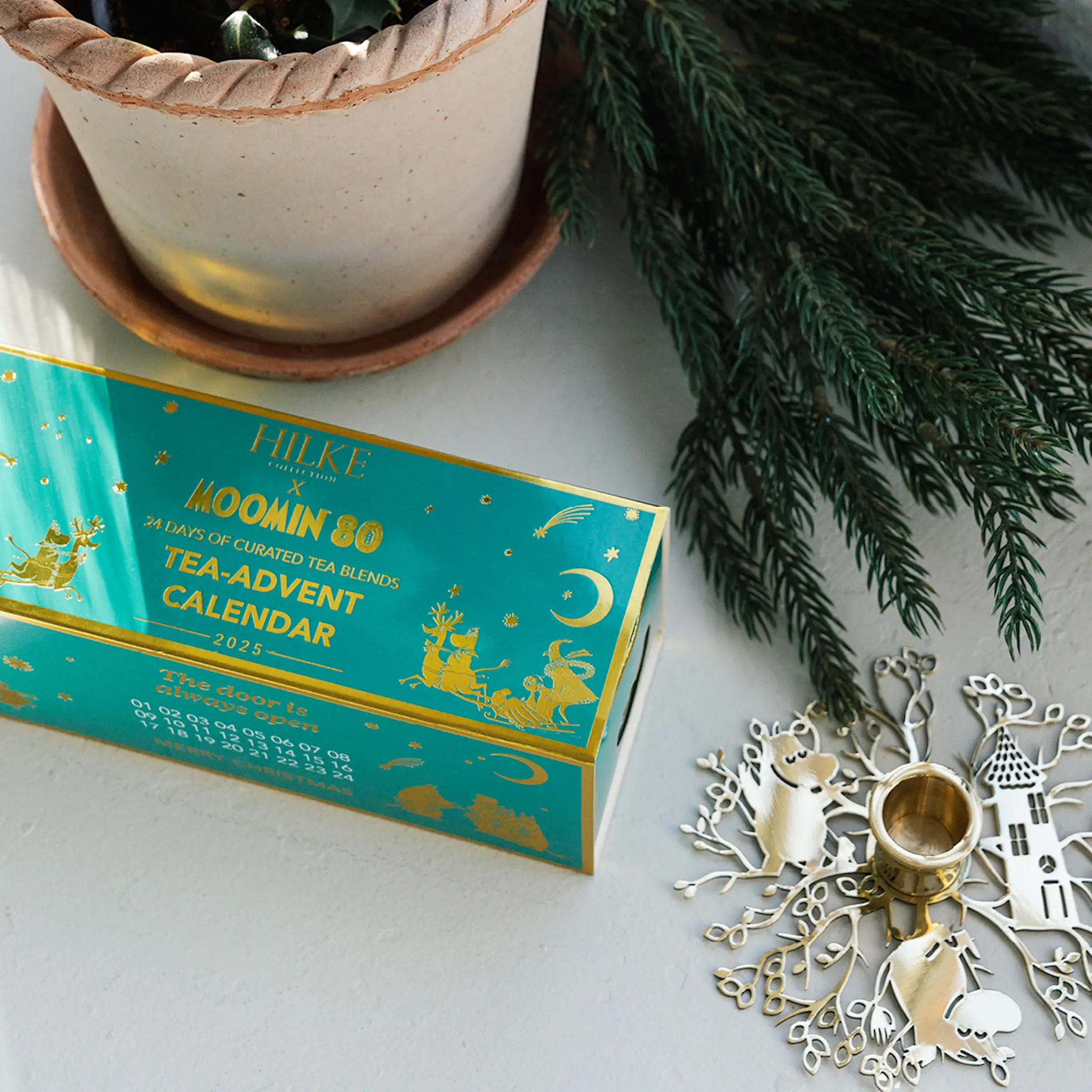 Hilke Hilke x Mumintroll adventskalender med te