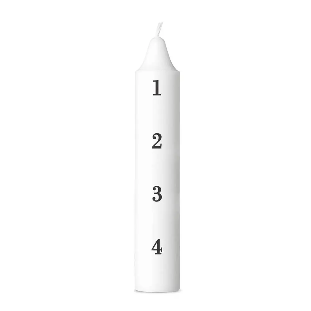 Gille kalenderlys 1-4 27 cm svart