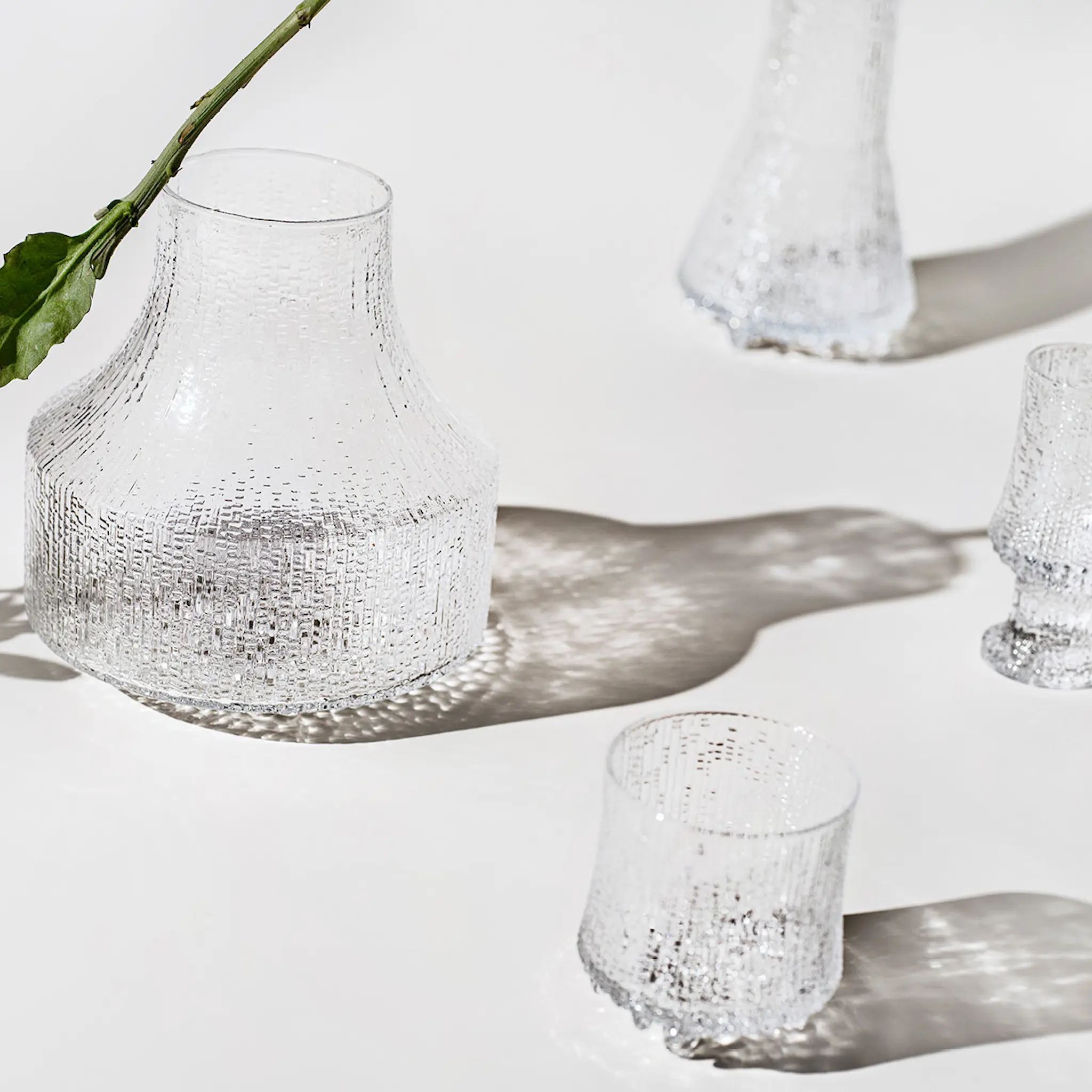 iittala Ultima Thule Glas Vas 19 cm Klar