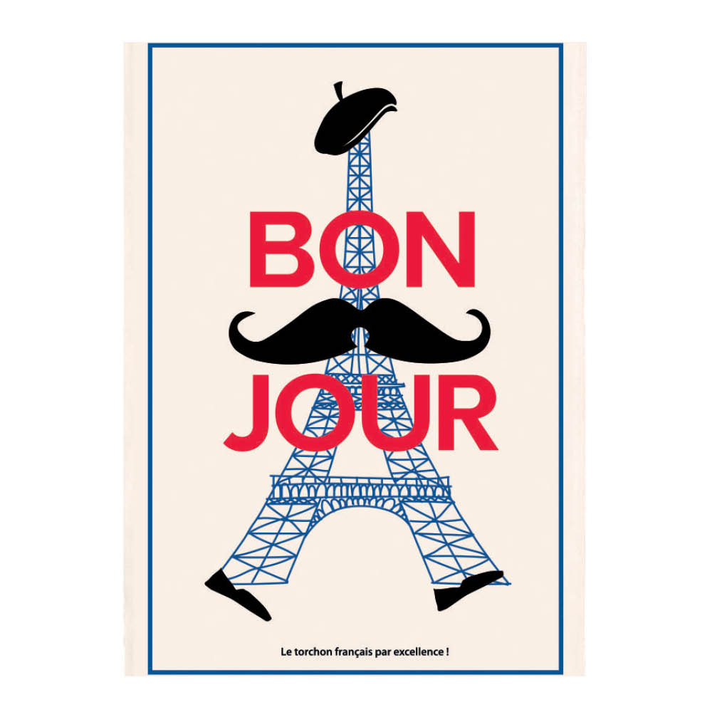 Maison Vivaraise - Keittiöpyyhe 48x72 cm Bonjour