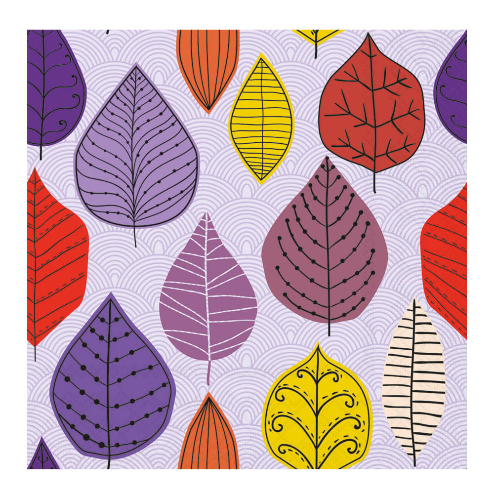 Ambiente Servett 33x33 cm 20-pack Leaf Veins