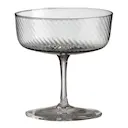 RAW Unique swirl champagneglas 25 cl smoke