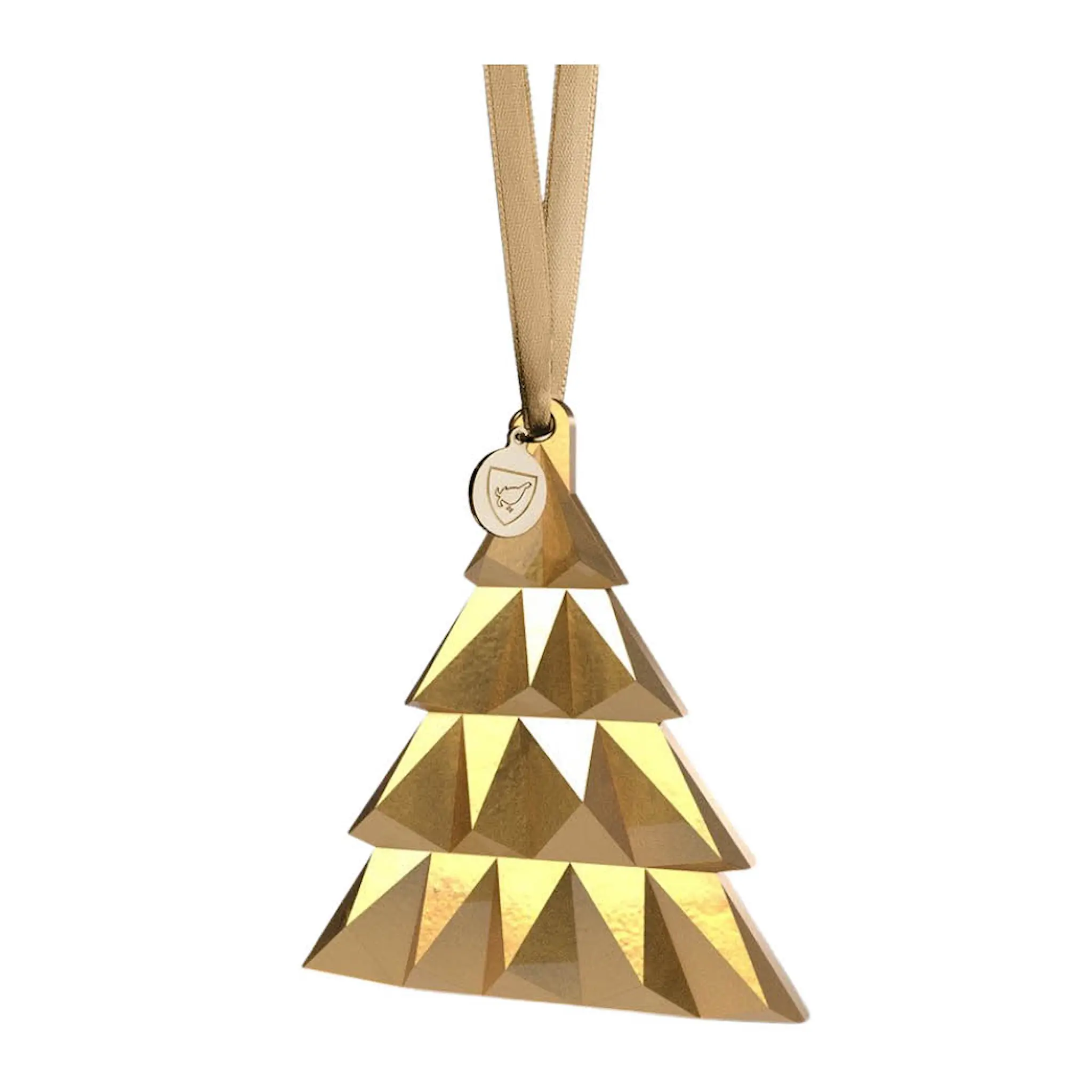 Orrefors Annual Ornament 2026 tall 21K guld