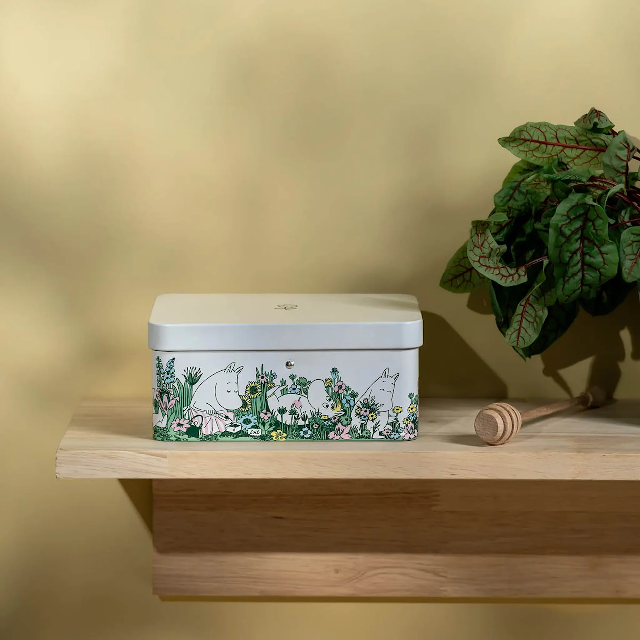 Muurla Muumi Teepurkki 17,5x7,5x13 cm Valkoinen