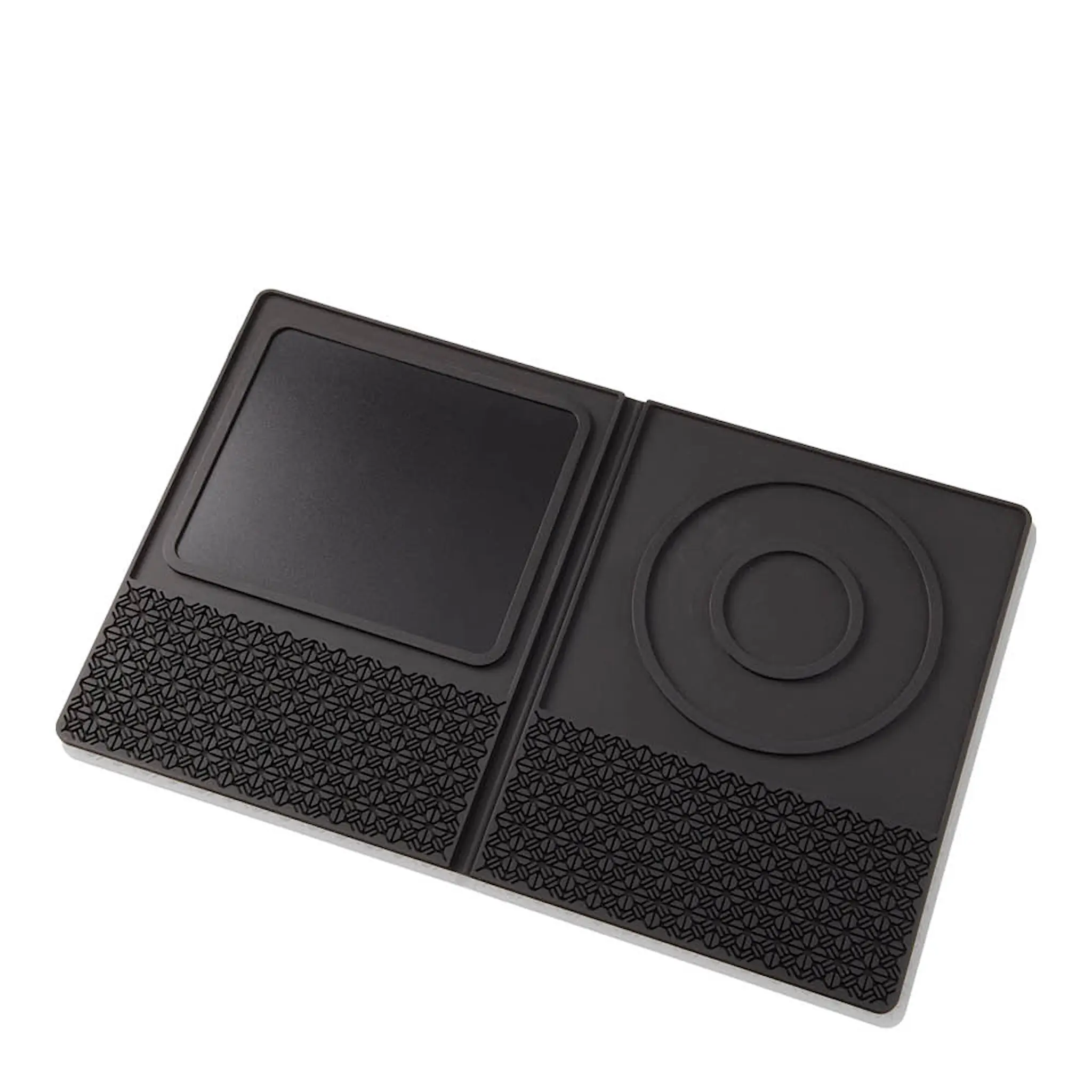 Innovine 3-i-1 barmatta med skärbräda 47x30 cm svart