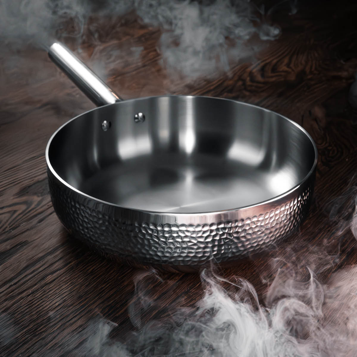 Vargen & Thor Kroma pastapanna 26 cm blankt stål