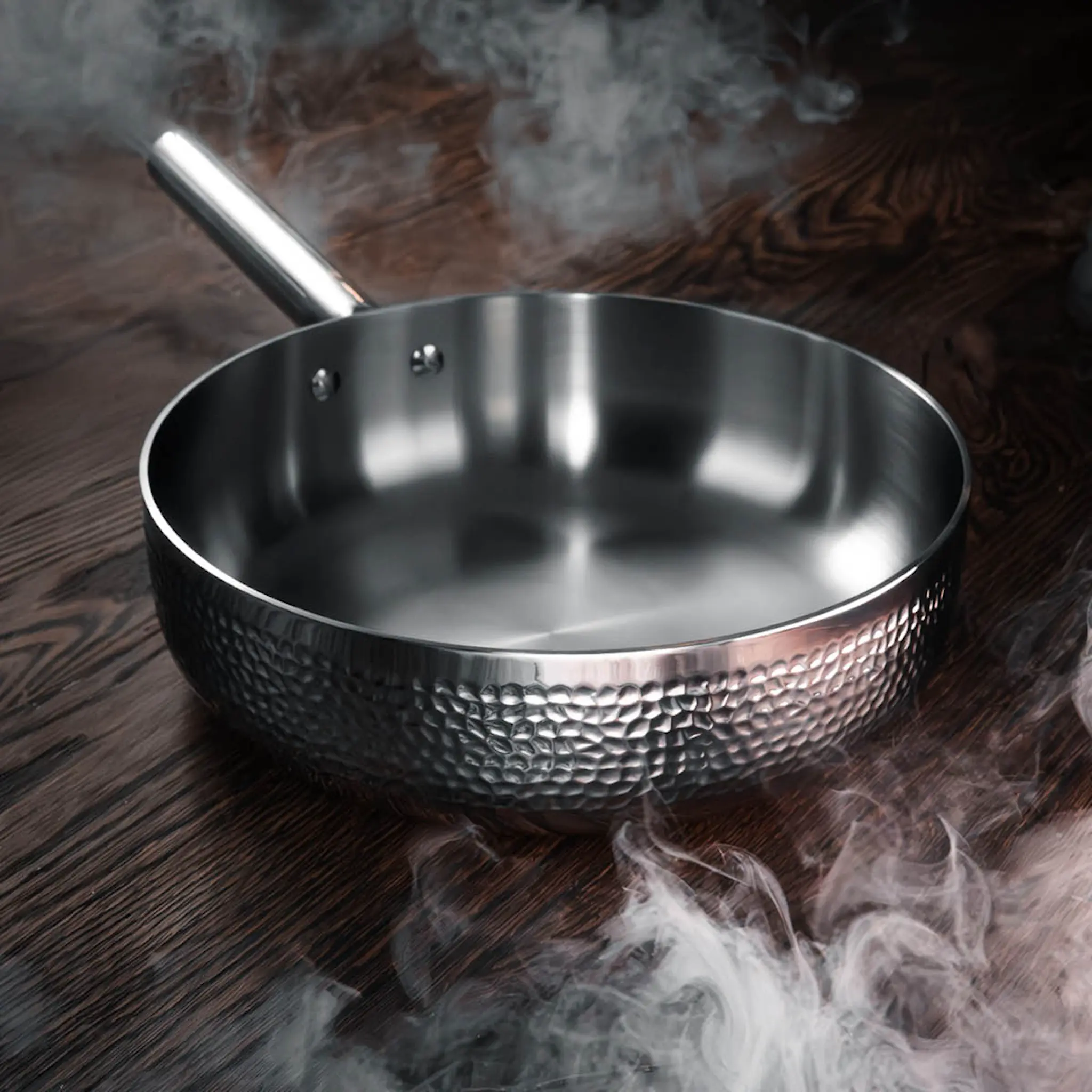 Vargen & Thor Kroma pastapanna 26 cm blankt stål