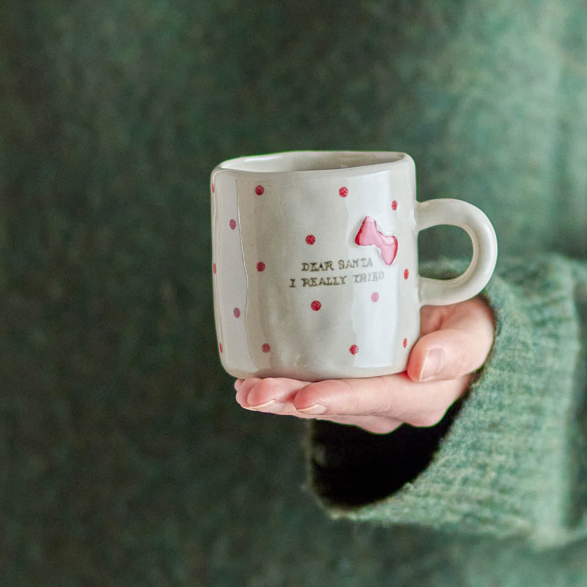 Bloomingville Christy krus 25 cl Dear Santa I Really Tried