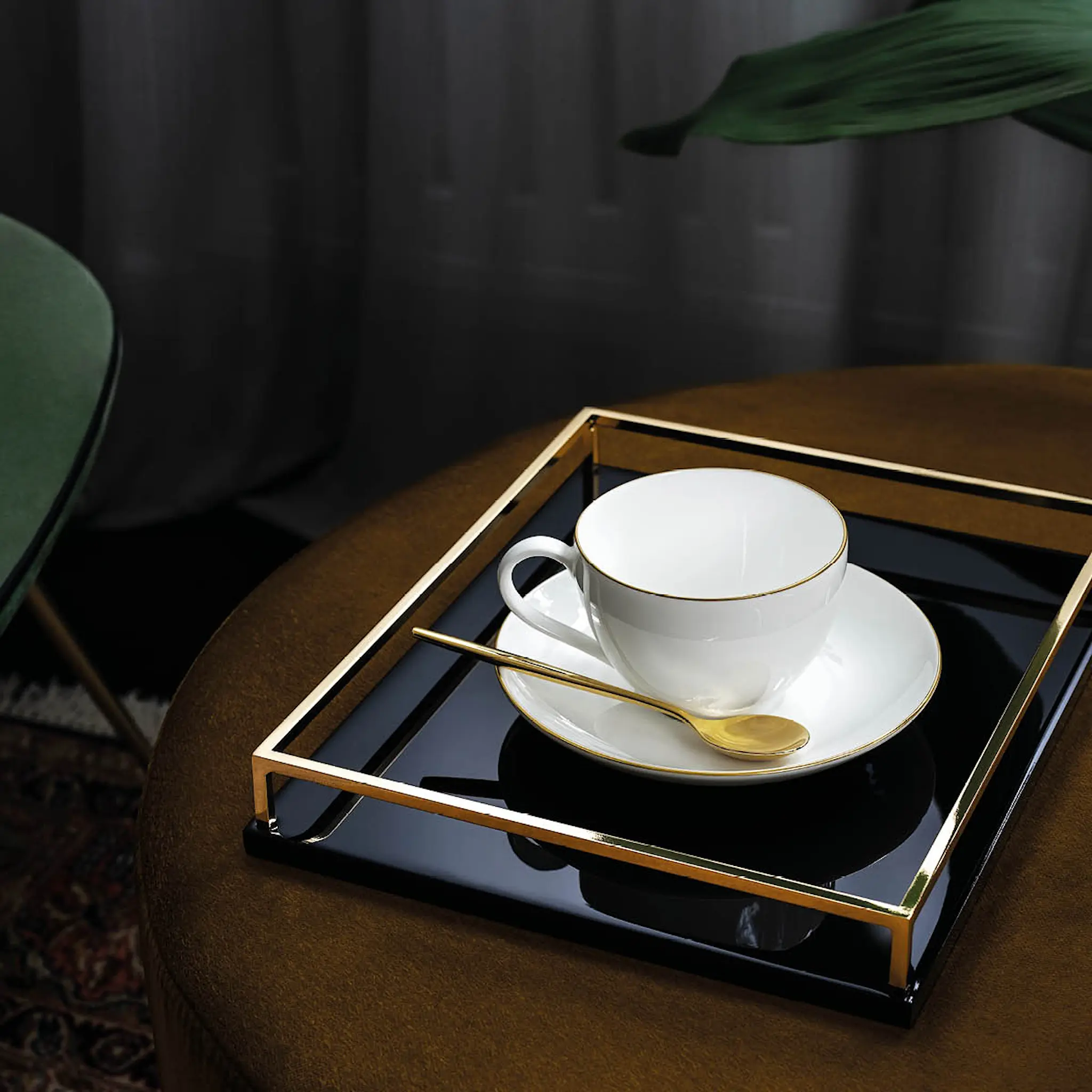 Villeroy & Boch Anmut Gold fat till te/kaffekopp 15 cm vit/guld