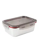 Matlåda i stål med tätt lock 1,25 L 20,5×15,5×7,4 cm