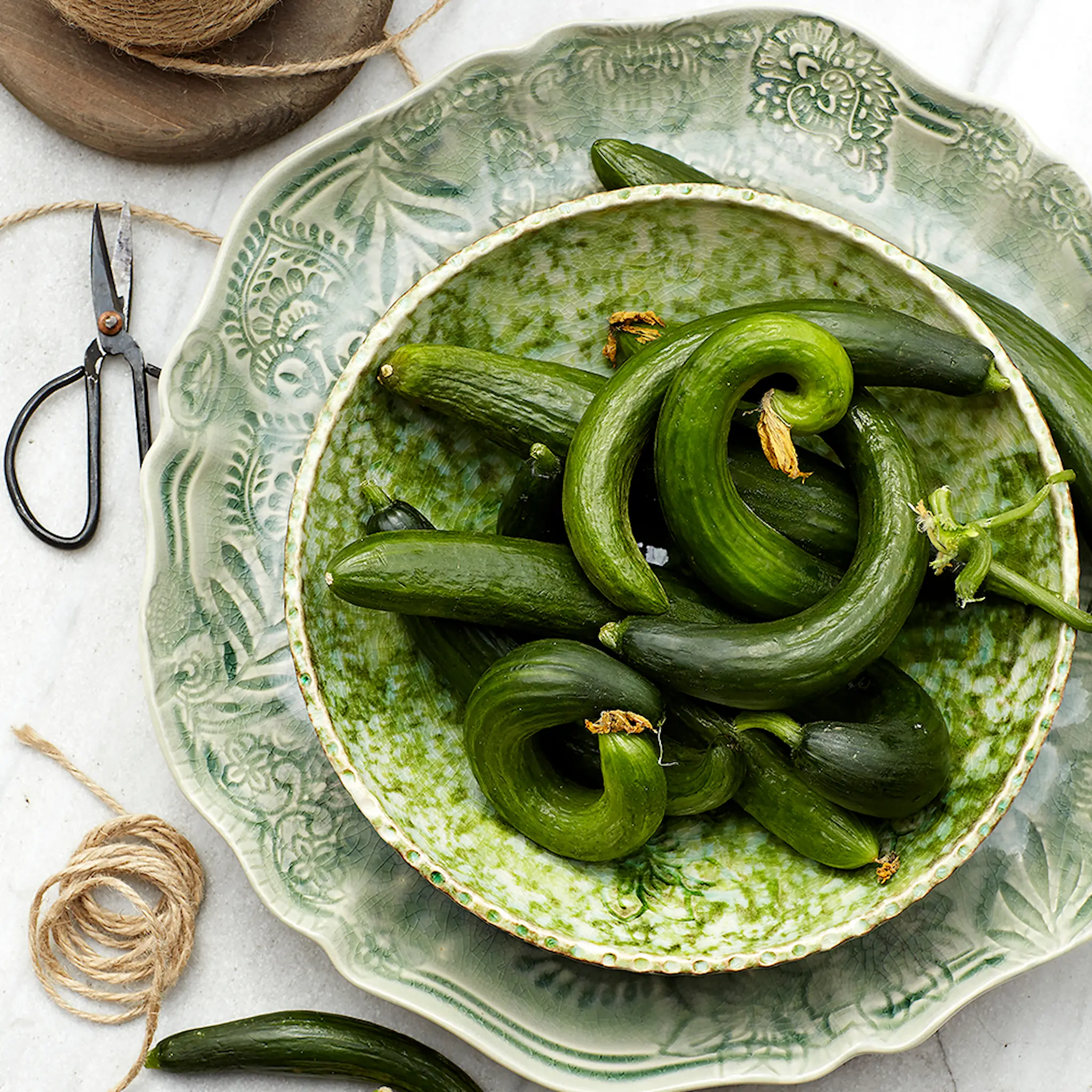 Sthål Arabesque Tallrik djup 24 cm Seaweed