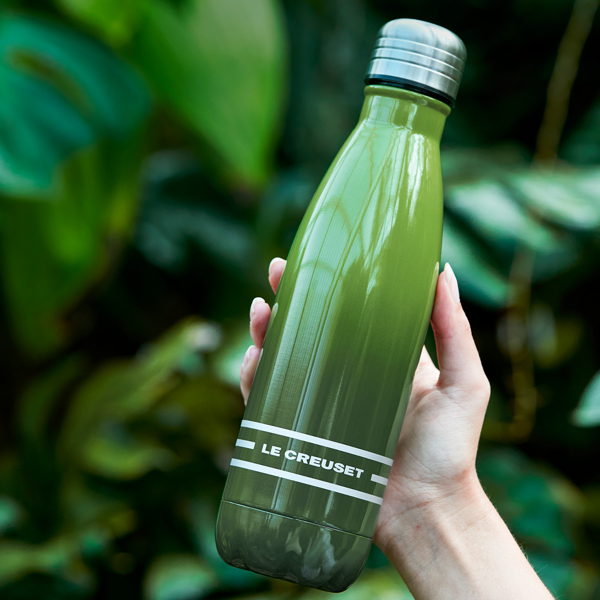Le Creuset Vattenflaska 50 cl Rostfritt stål bamboo green