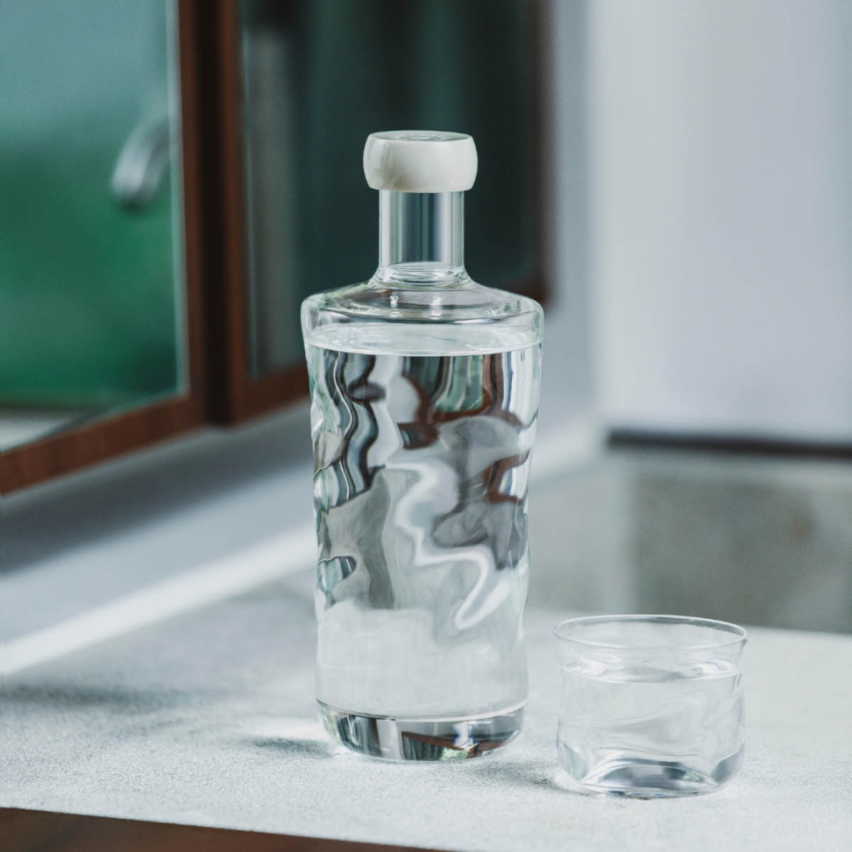 Paveau Swirl tumbler glass small 24 cl 2 stk Wave