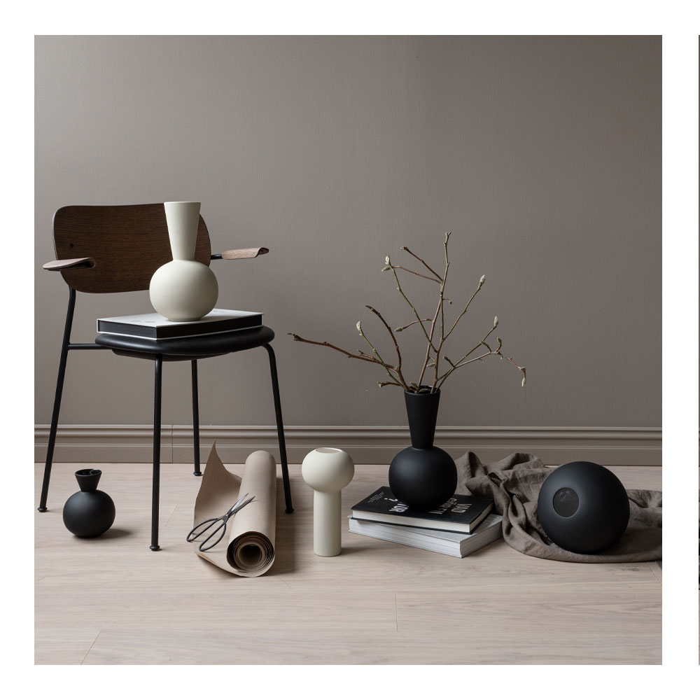 Cooee Trumpet Maljakko 30 cm Musta