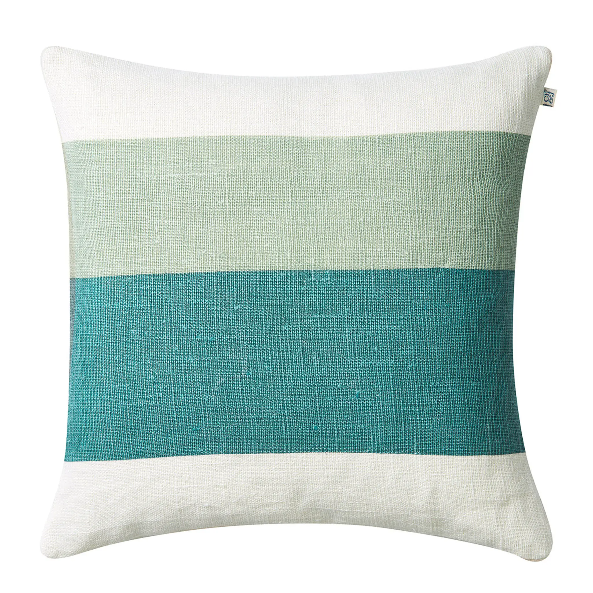 Chhatwal & Jonsson Kumar kuddfodral linne 50x50 cm Aqua/Heaven Blue