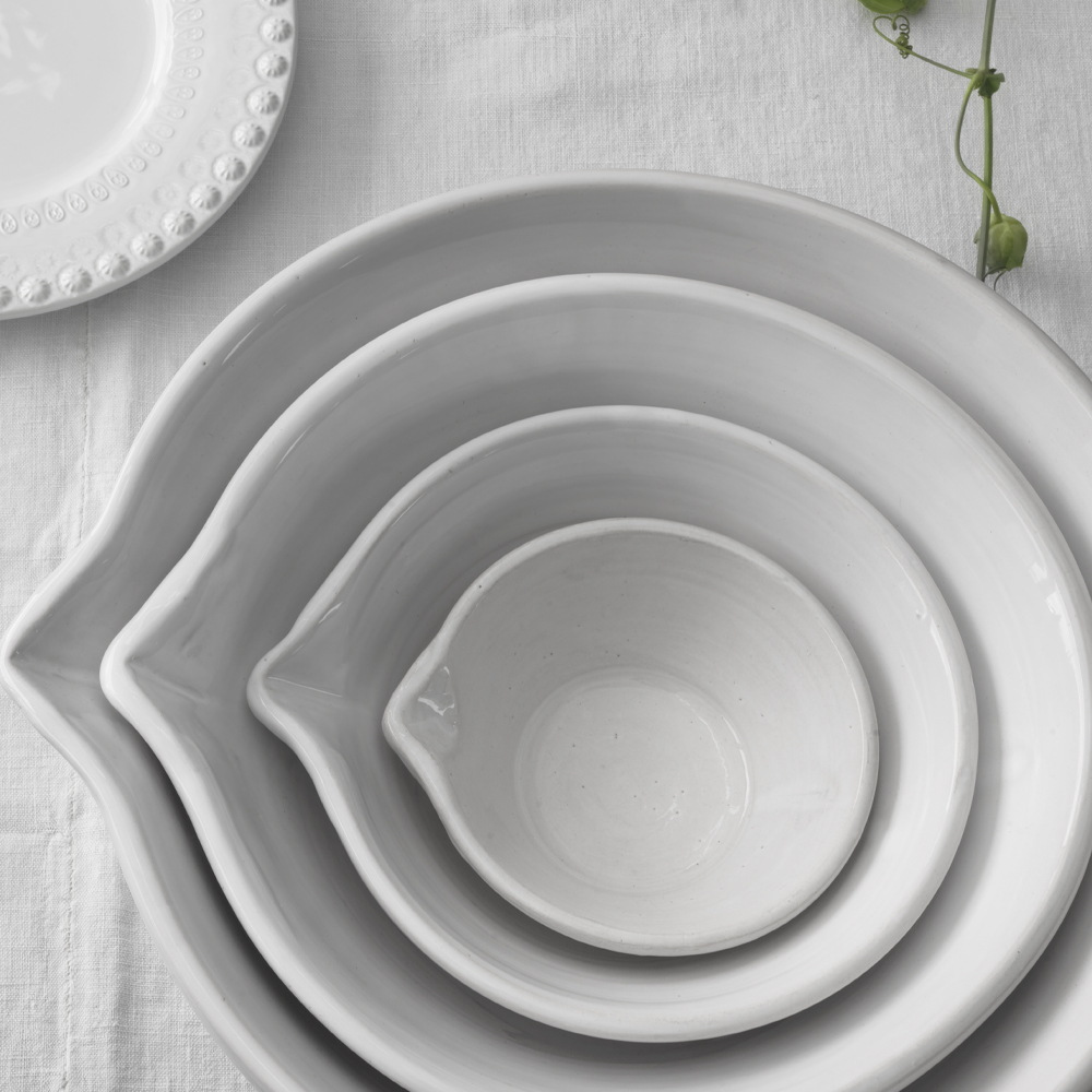 PotteryJo Peep deigbolle 20 cm cotton white