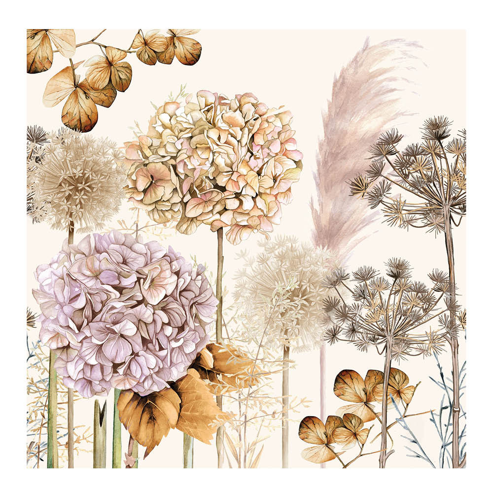 Ambiente Serviett 33x33 cm 20 stk Dried Flowers