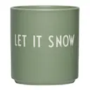 Favourite Mugg LET IT SNOW 25 cl Grön