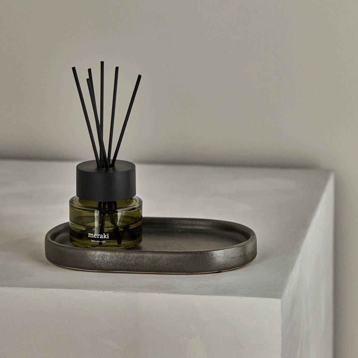 Meraki Datura fat 20x12,5 cm mørk grå