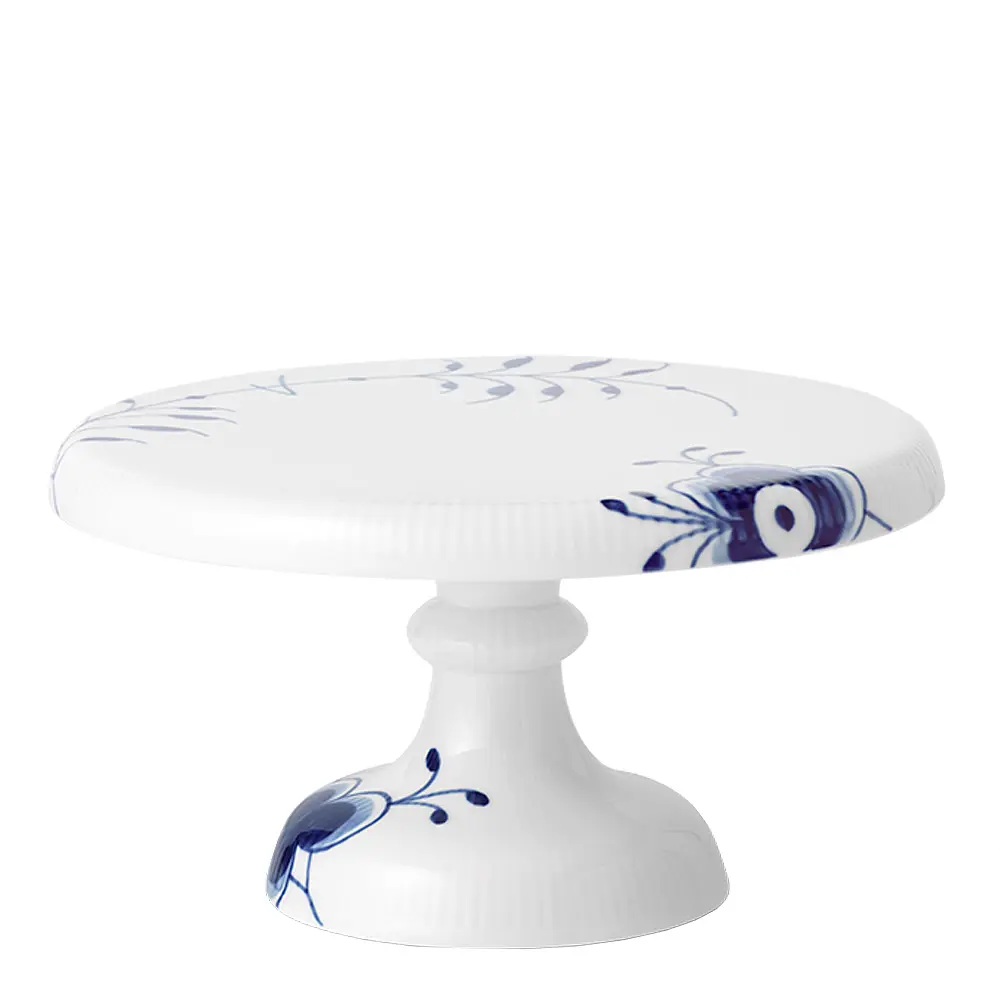 Blue Fluted Mega Tarjoiluastia jalallinen 23 cm