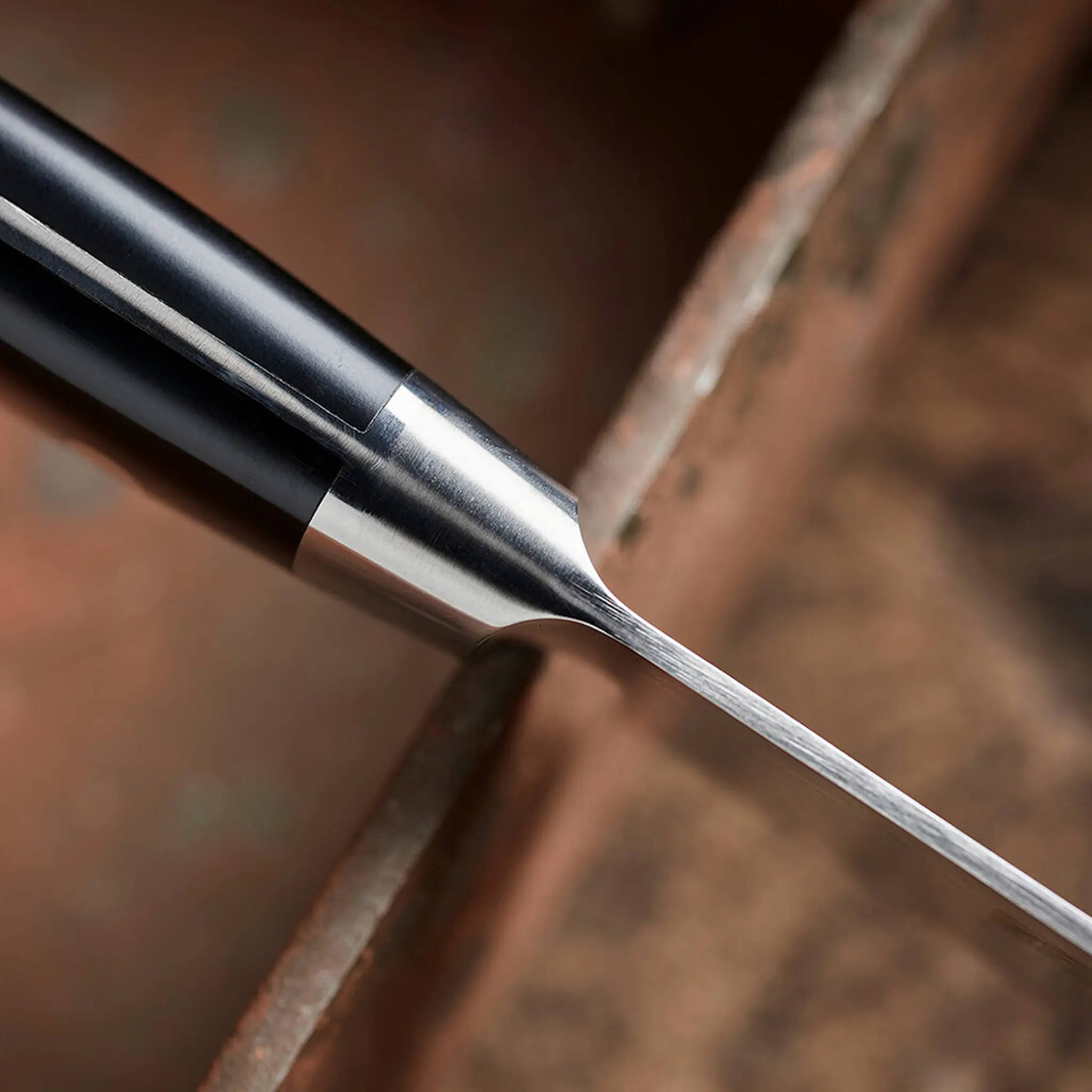 Sekiryu Damask kockkniv 21 cm svart