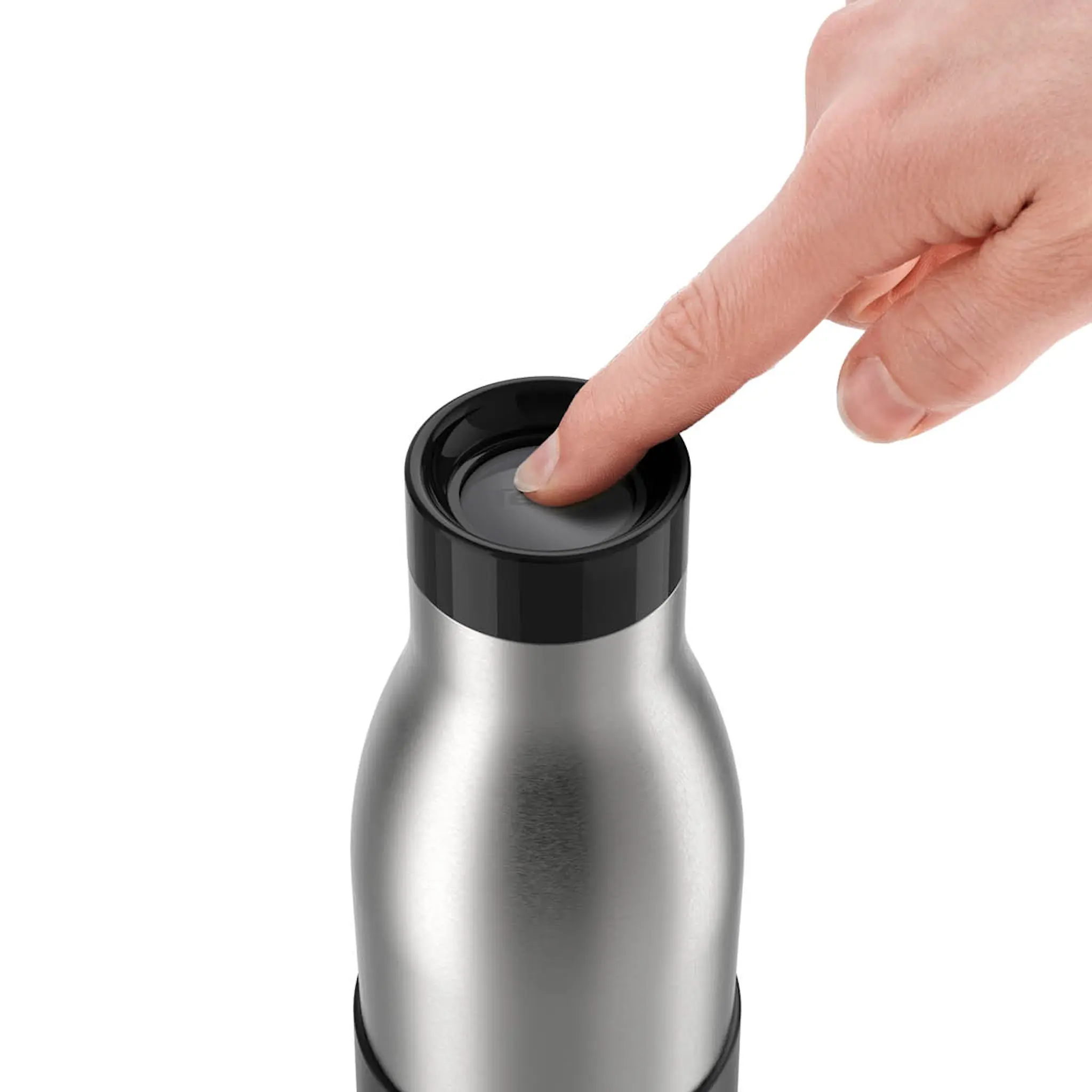 Tefal Bludrop Sleeve Dricksflaska 50 cl Svart/Silver