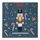 Noël hängande dekoration 9 cm guld