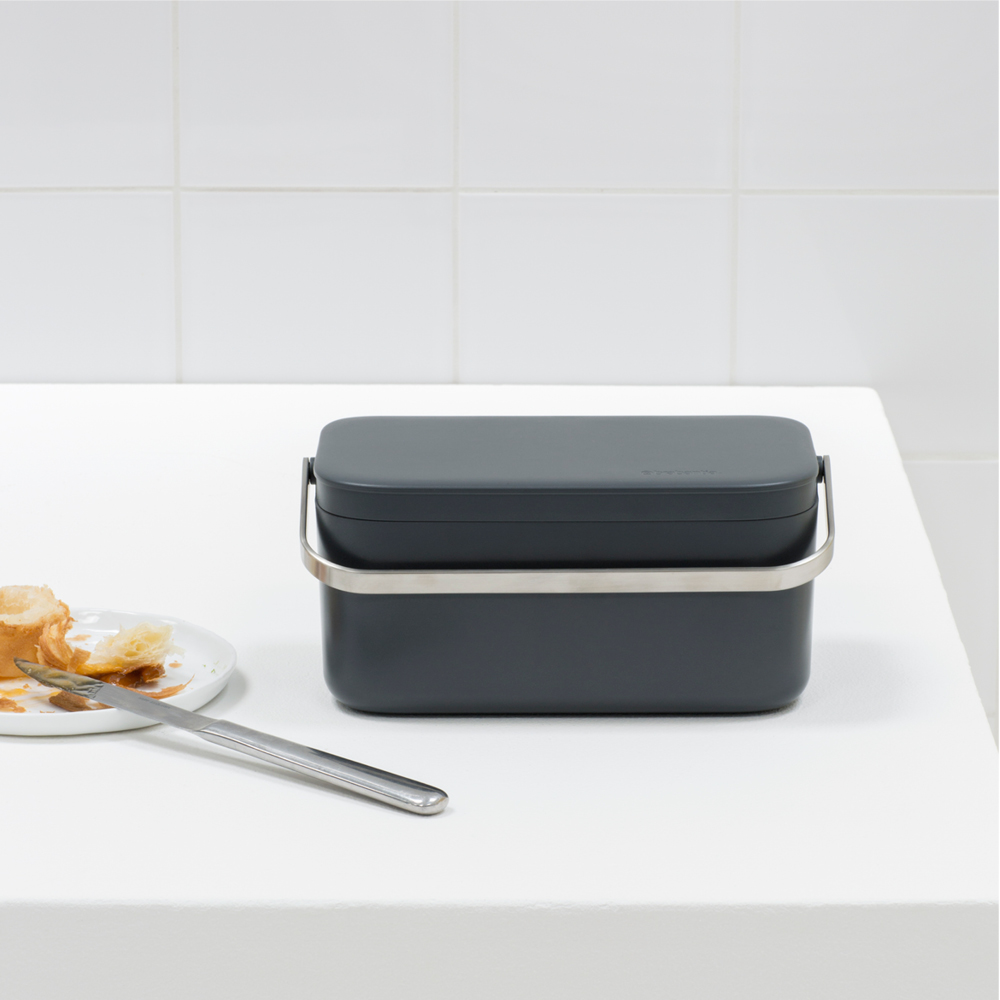 Brabantia SinkSide søppelbøtte 1,8 L mørk grå