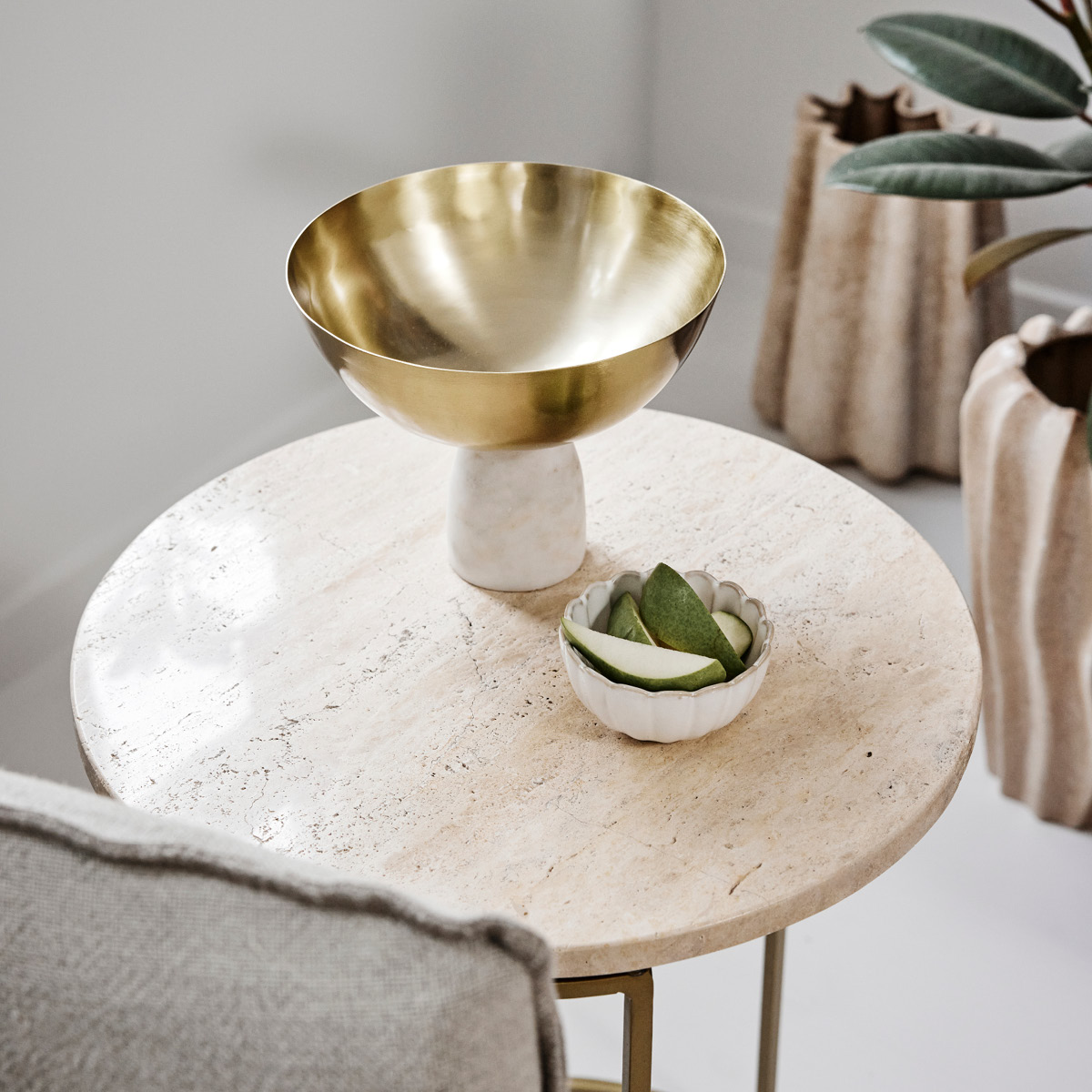 Lene Bjerre Camille Kulho 4,3x8,5 cm Luunvalkoinen