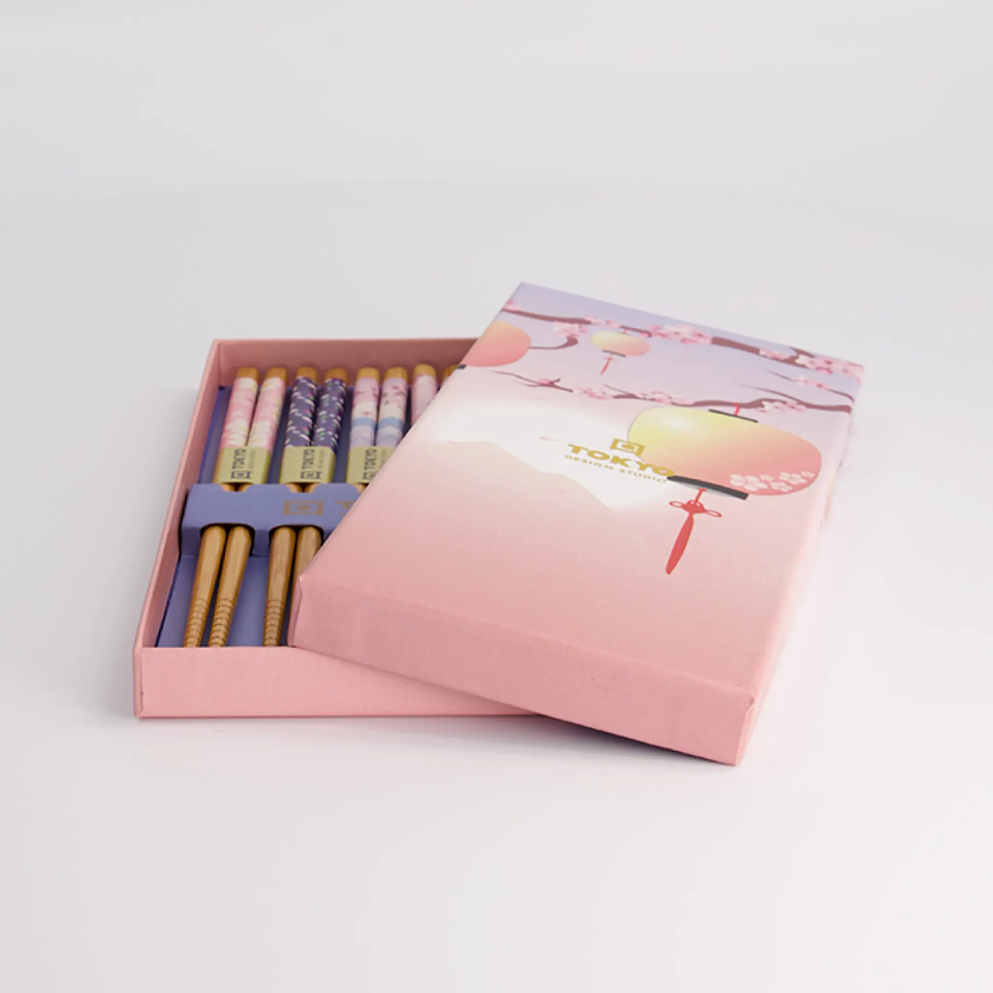 Tokyo Design Studio Syömäpuikot 5 kpl Pink lantern