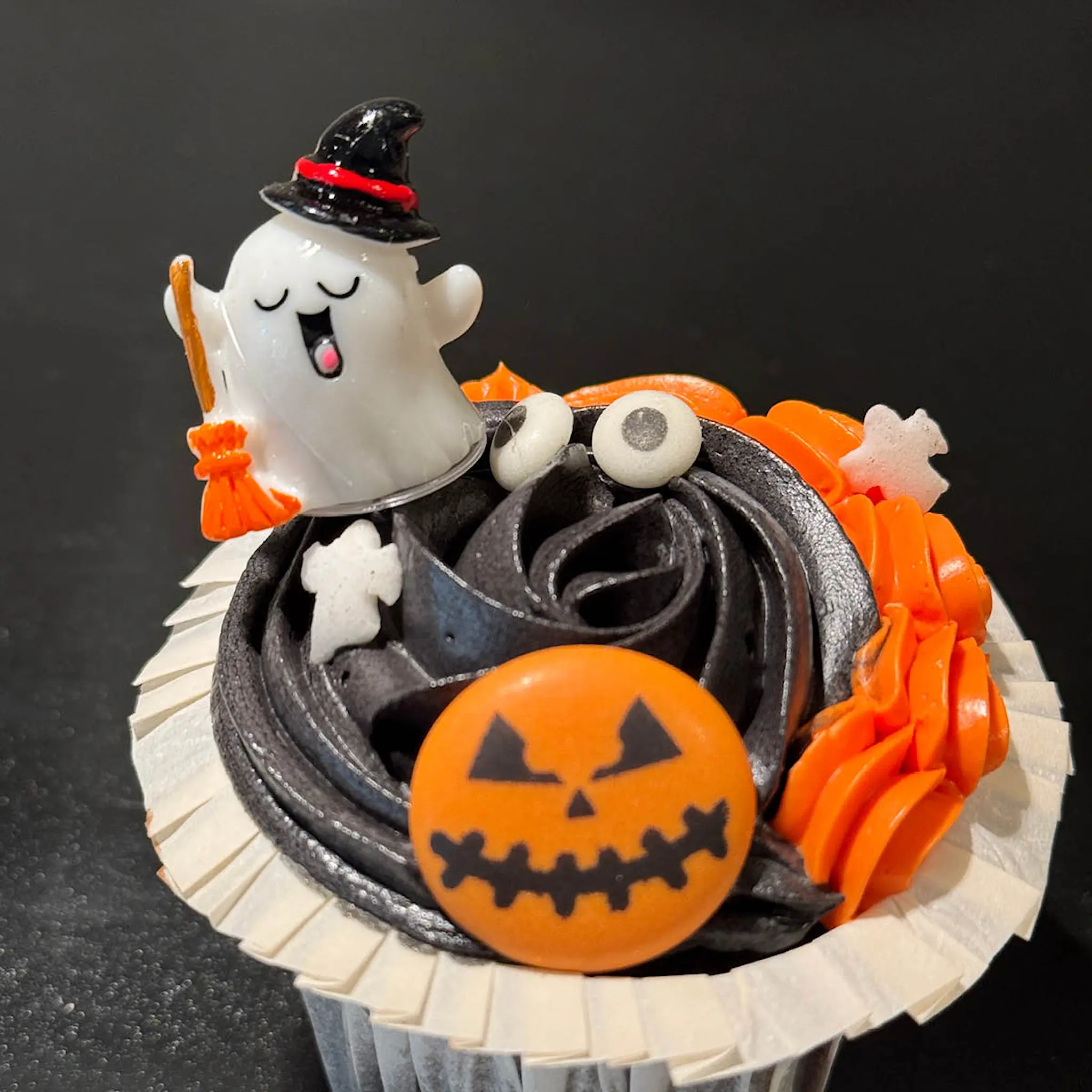ScrapCooking Halloween tårtdekorationer 4-pack multi
