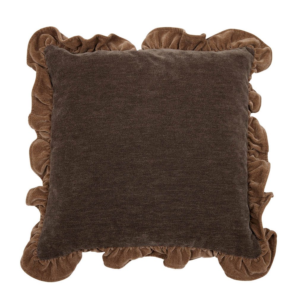 Fondaco Selma kuddfodral 50x50 cm kaffe
