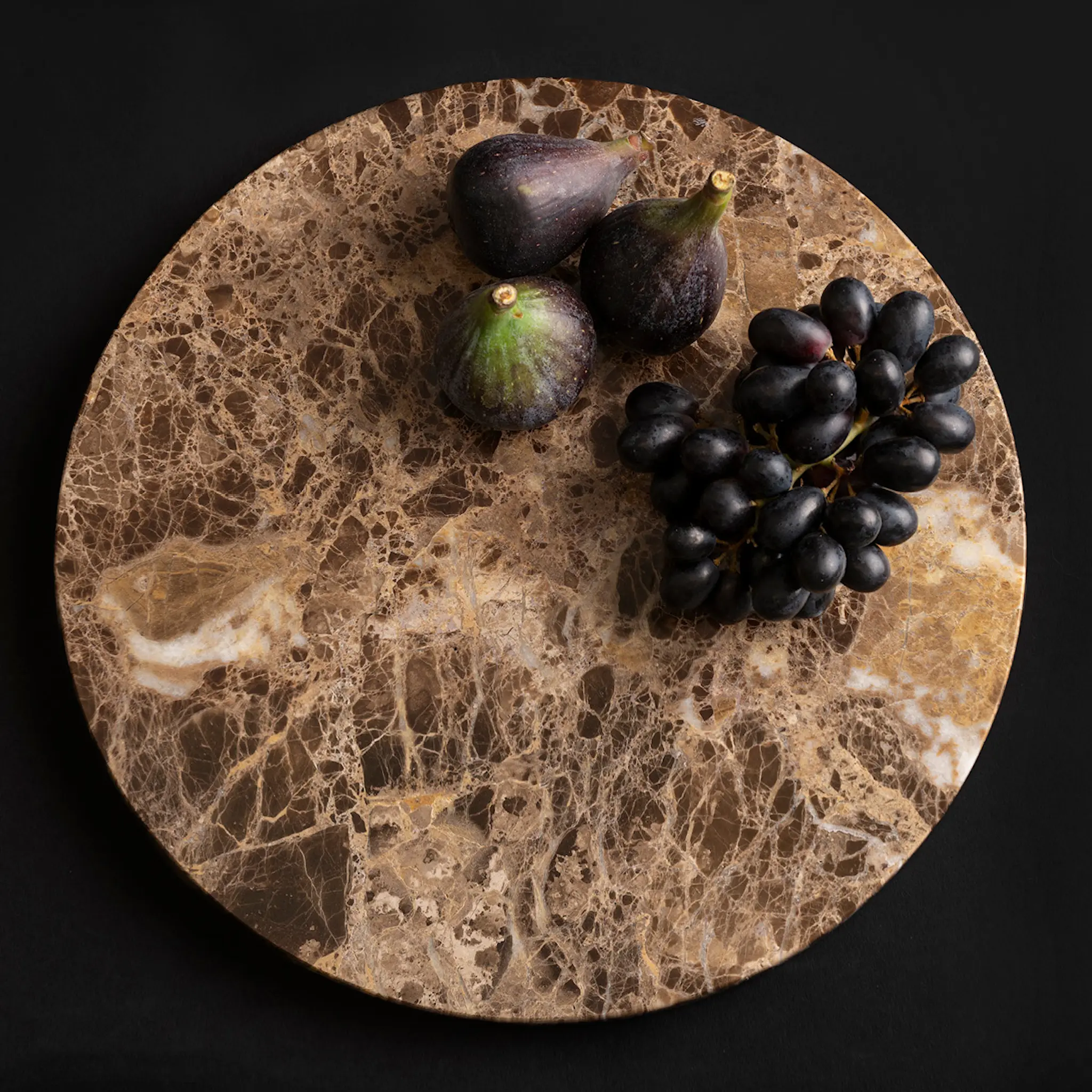 Maku Kitchen Life Serveringsbricka marmor 30 cm brun