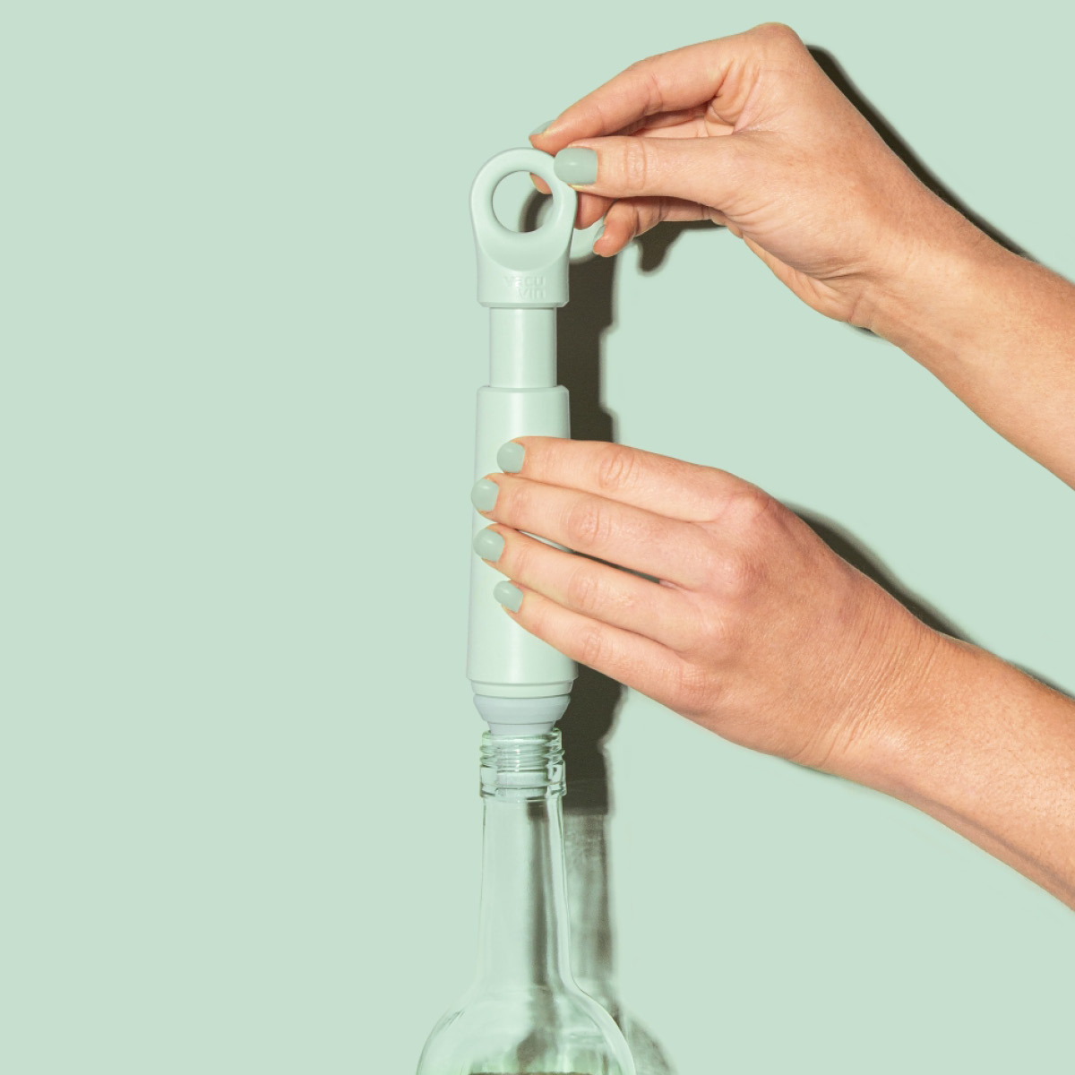 Vacu Vin Wine Saver Loop Viinipumppu ja korkki Jade