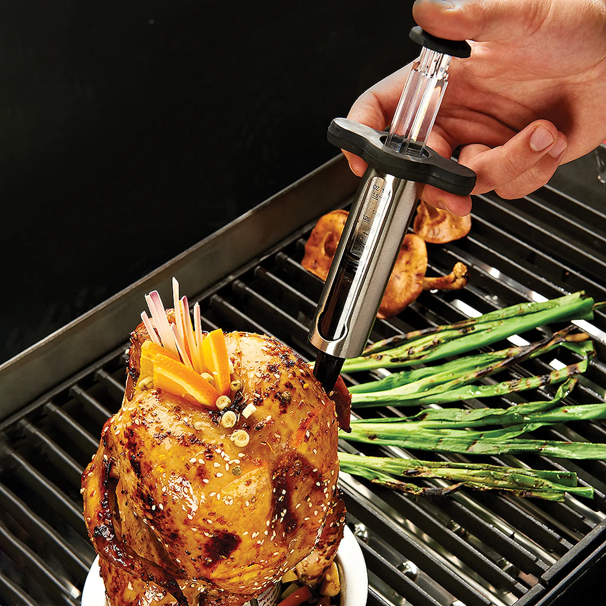 Broil King Marinadspruta med två nålar 20 cm