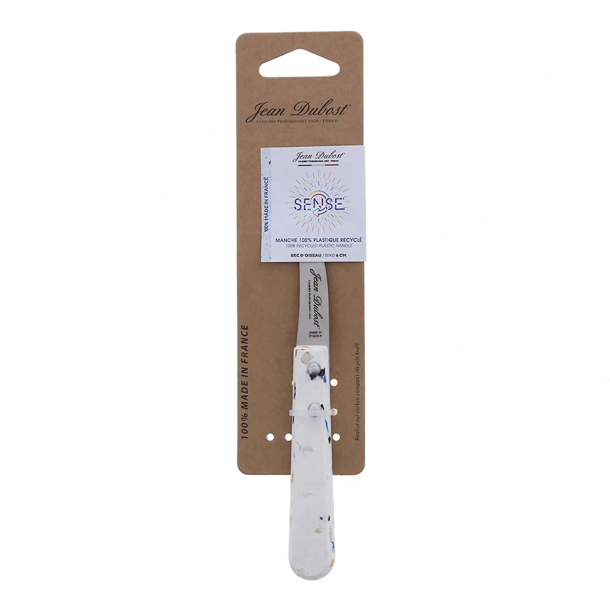 Jean Dubost Kockkniv Handtag i Återvunnen Plast 6 cm