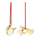 2026 julornamentsset 17,5 cm 2-pack guld
