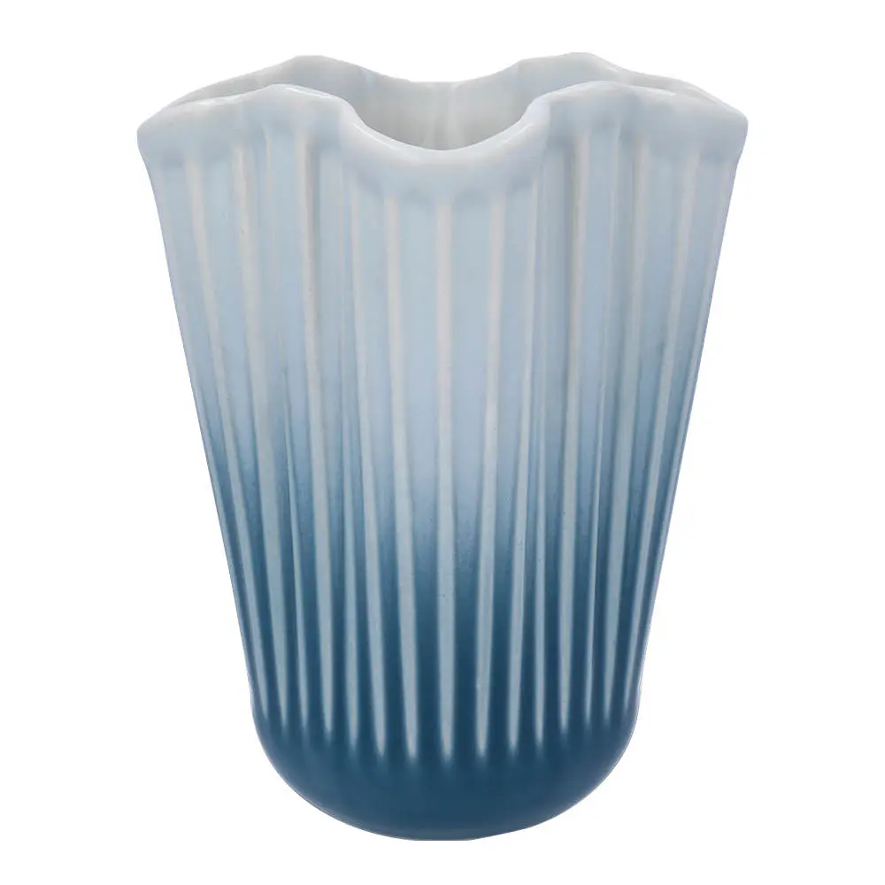 Hammershøi unfold vase 16,5 cm blå