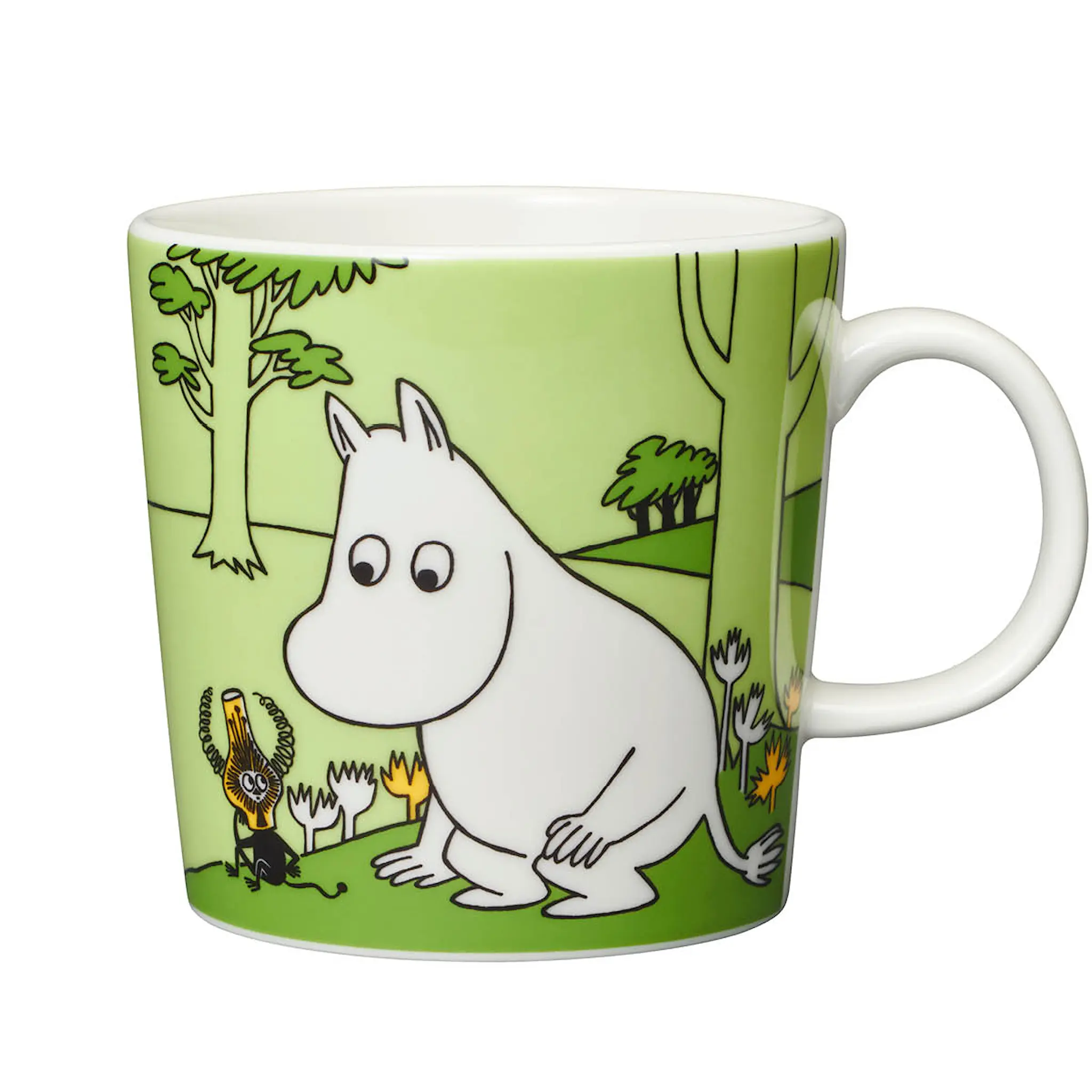 Moomin Arabia Mummikopp 30 cl Snorkfrøken og Mummitrollet 2 stk 80 år