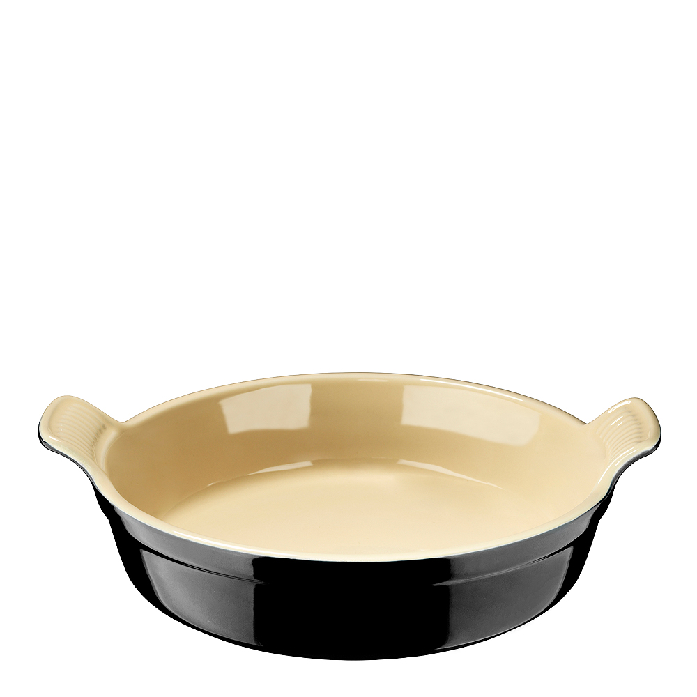 Le Creuset - Heritage Pyöreä Uunivuoka 24 cm Musta