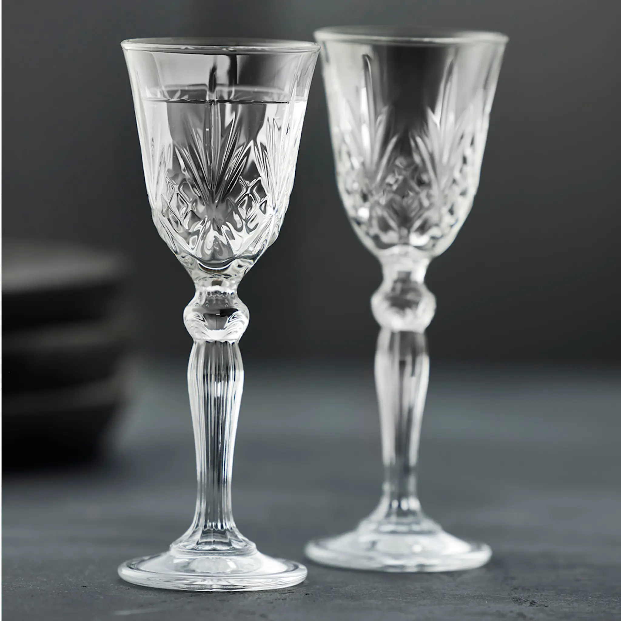 Lyngby Glas Melodia snapsglas 5 cl 4-pack