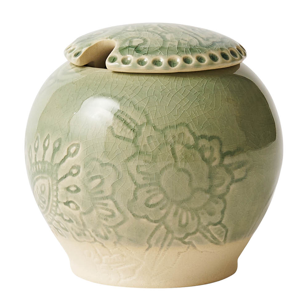 Sthål Arabesque sockerskål 9 cm antique