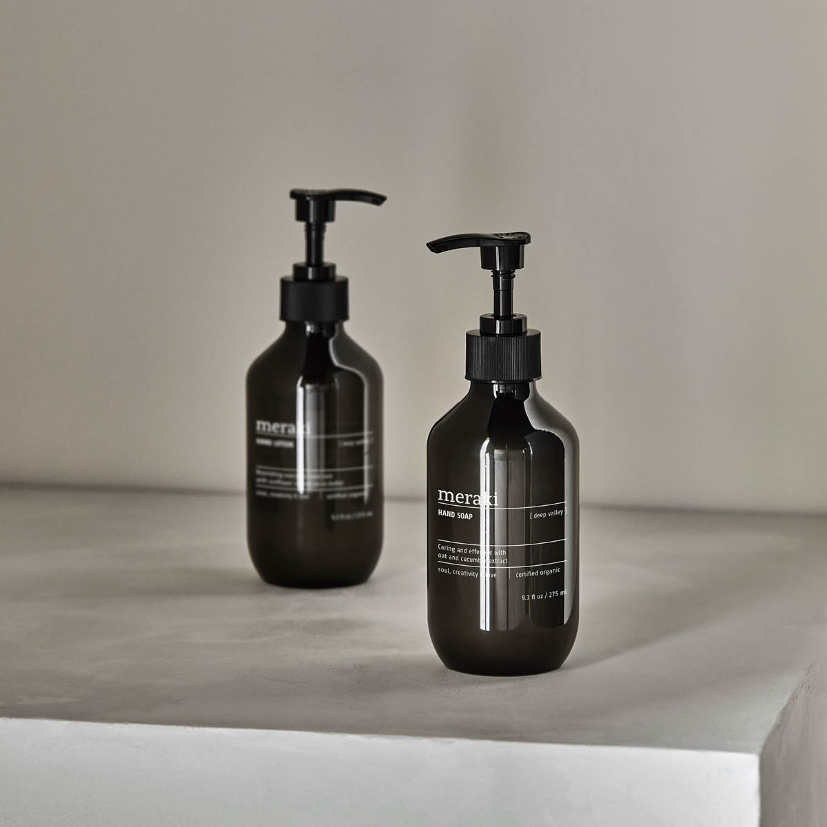 Meraki Presentask handvård 275 ml deep valley