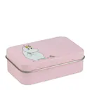 Mumin plåtburk Snorkfröken 10x6,5 cmrosa