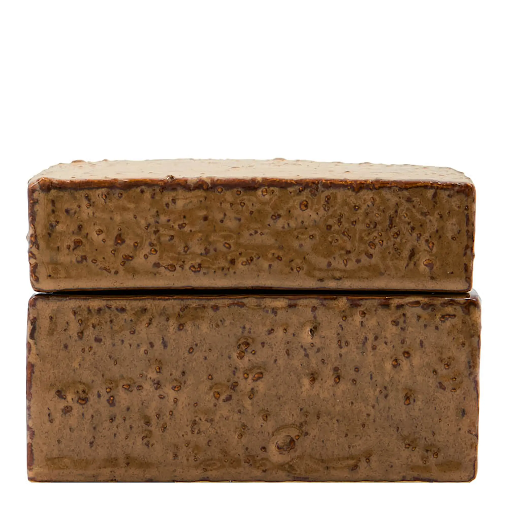 House Doctor Treasure förvaringsburk 2 delar brun/ljusblå