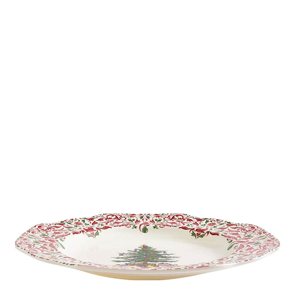 Christmas Tree Yuletide Scalloped undertallrik 27 cm