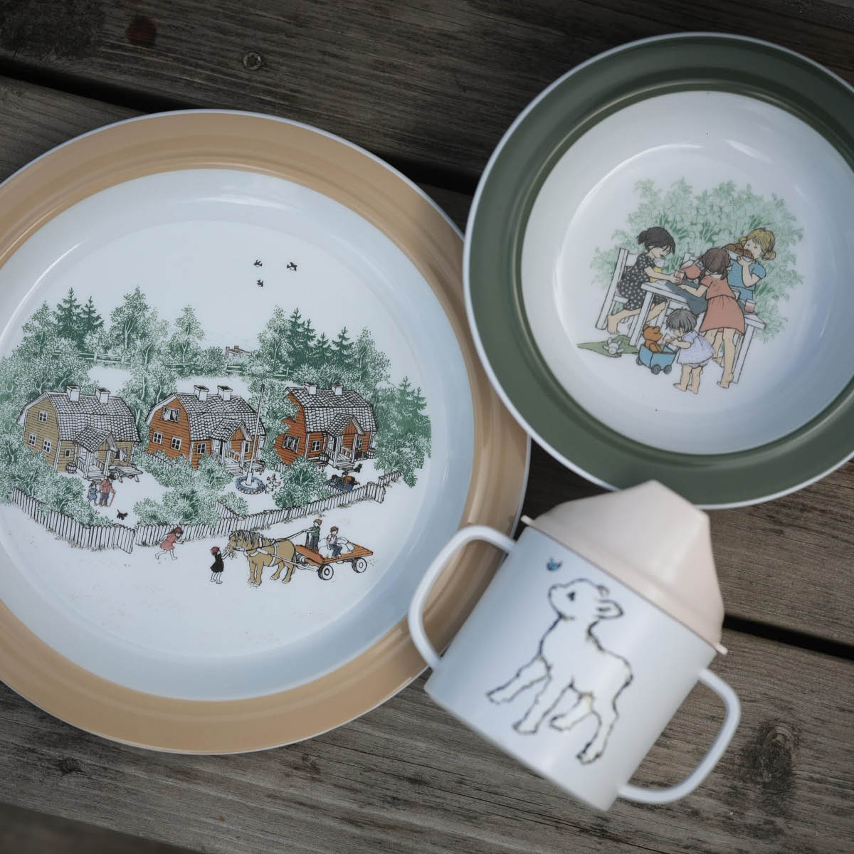 Rätt Start Barnen i Bullerbyn barnservis 3 delar