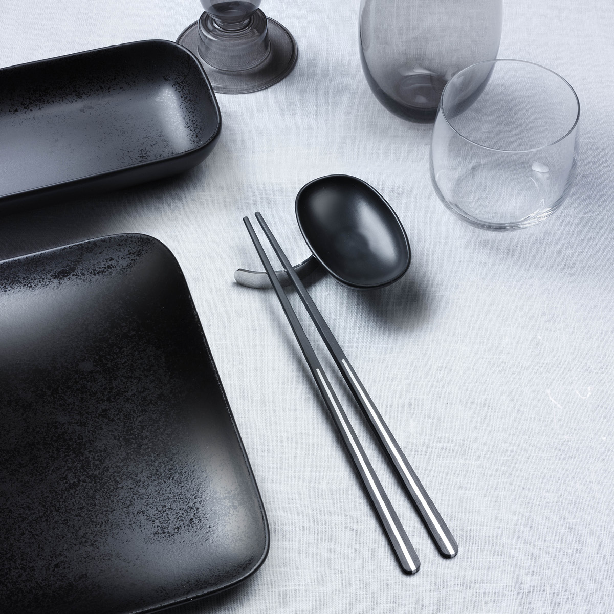 Pintinox Sushiset ätpinnar, hållare och skål Audrey