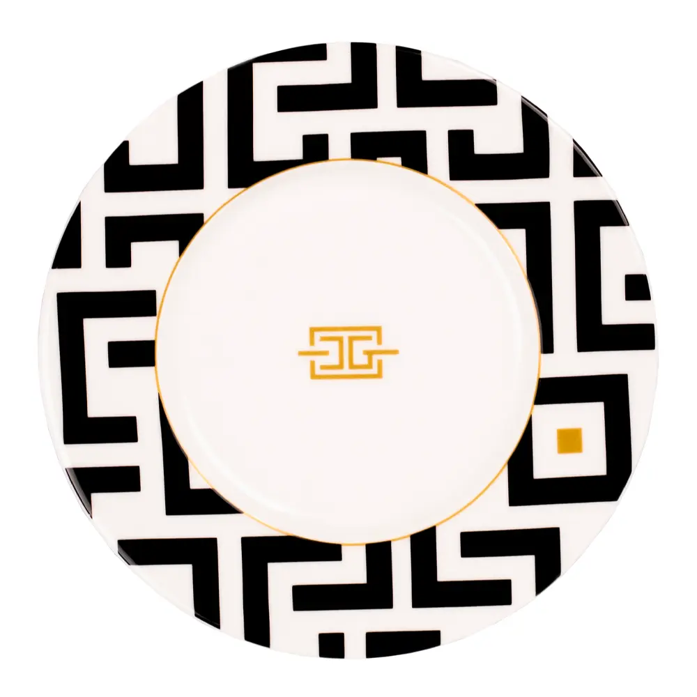 DECO Black Lautanen 22 cm